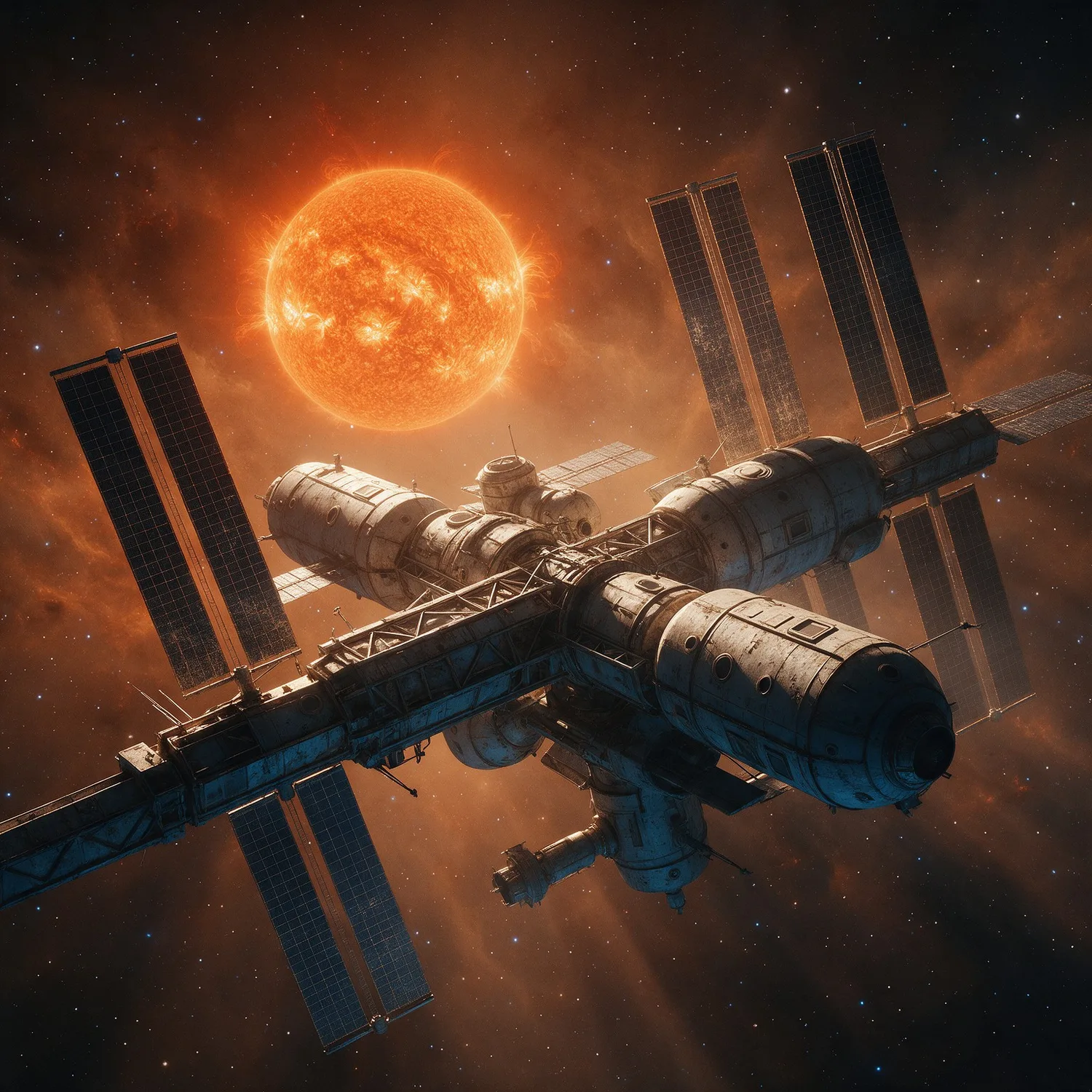 Last Light on Kepler Dock