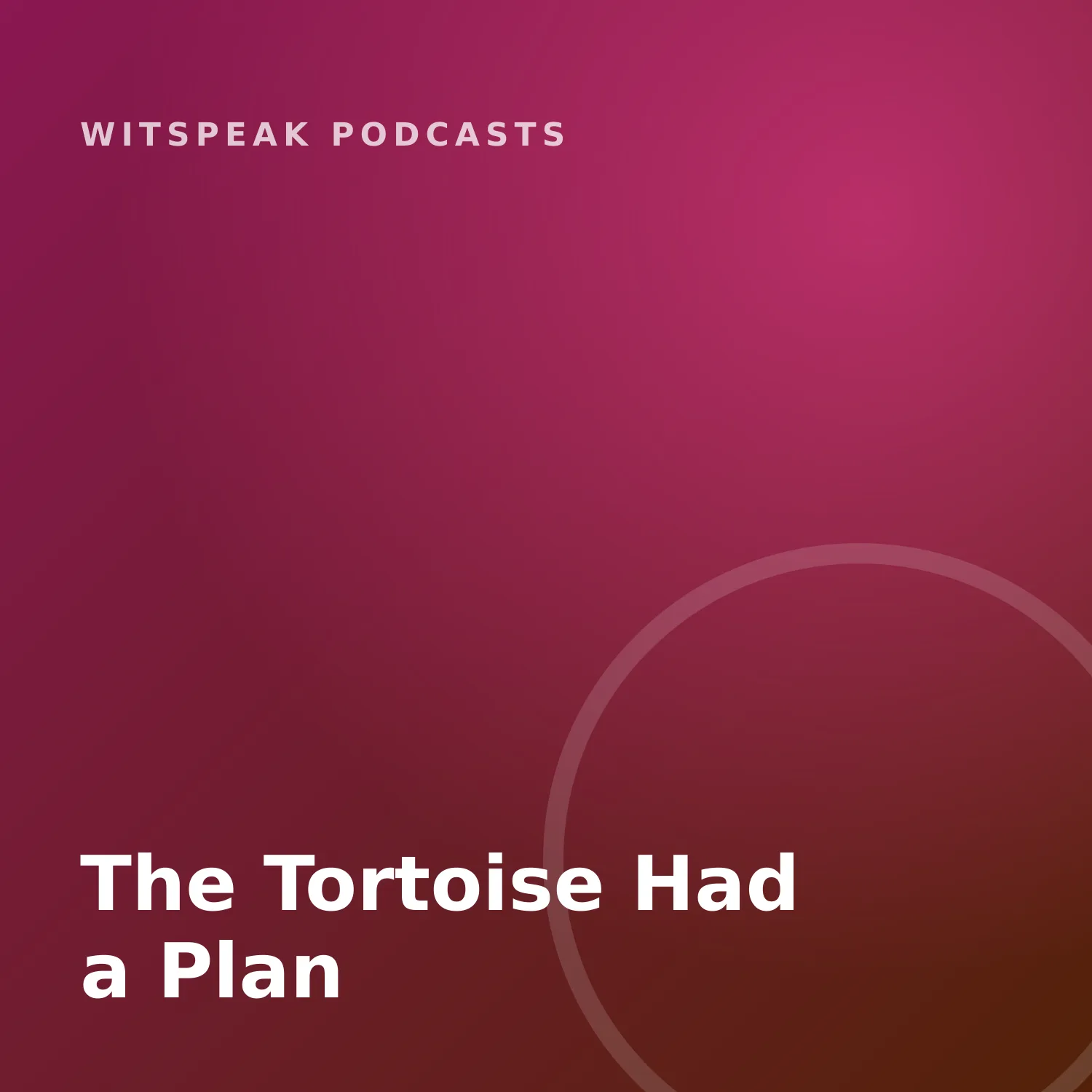 The Tortoise Had a Plan